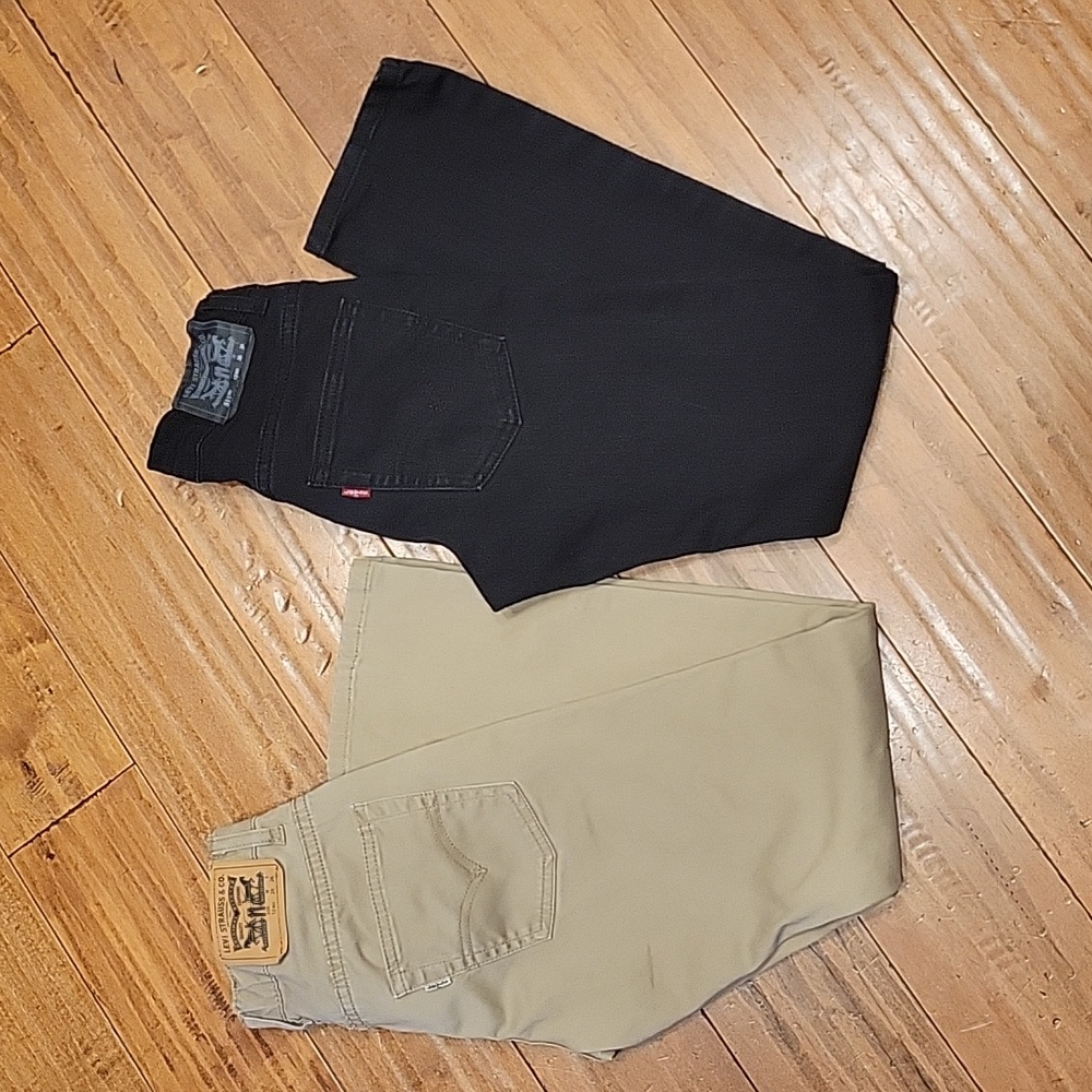 Levi's - Like New - lot of 2 - youth boys size 12 adjustable waist